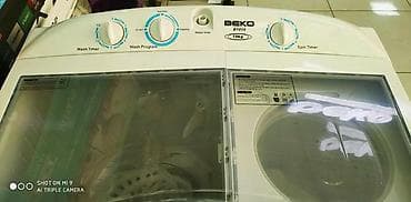 et masini: Paltaryuyan Beko 10 kq liq model 2 barabanli yuyub qurudan enerji — 7