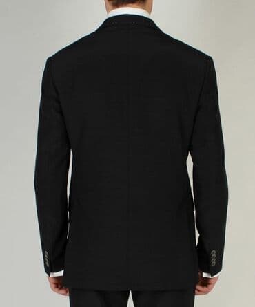 klassik kişi cemperləri: Kostyum, Demisezon, rəng - Qara — 1