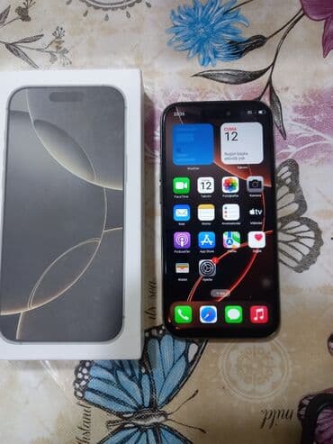 iphone 14 mini: IPhone 16 Pro, 1 TB, Space Gray, Zəmanət — 2