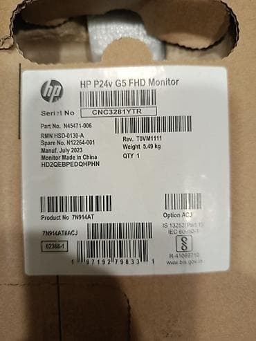 HP Pro Tower 290 G9 Desktop PC + HP P24v G5 Monitor dəsti Masaüstü