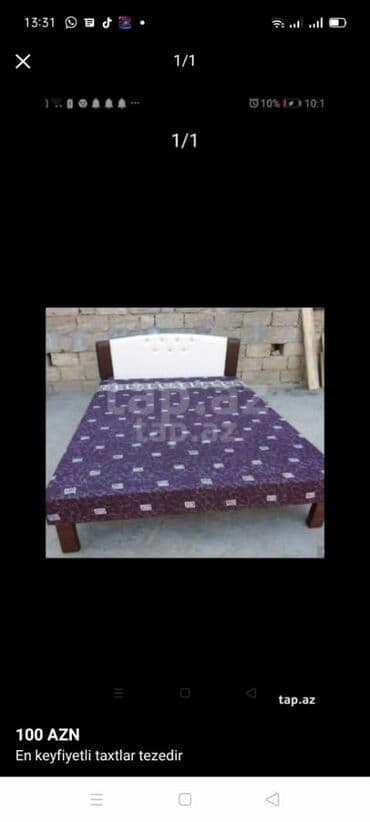 Ev üçün mebel: Çarpayı təzə
Hazırı var
Çatdırılma var
Vopçat aktivdir — 1