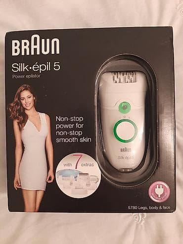 ipod 7: Braun Silk-épil 5 – 5780 epilyator Xüsusiyyətlər: - Şəbəkə ilə — 2