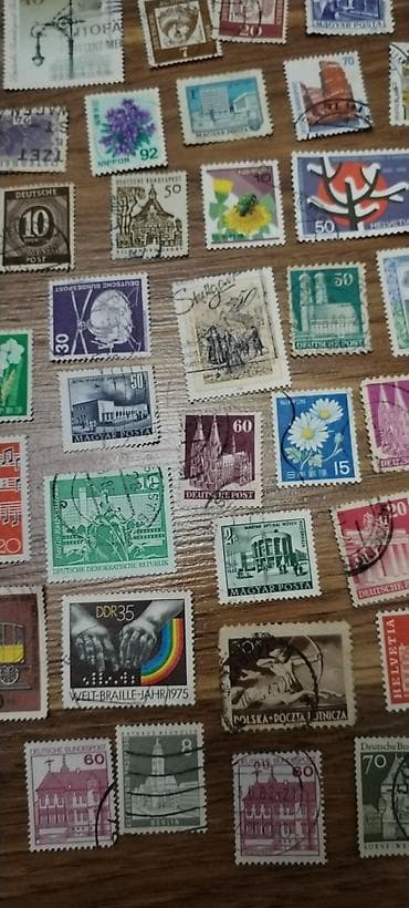 Velosipedlər: Məhsul: Dünyanın müxtəlif ölkələrindən köhnə poçt markaları — 6