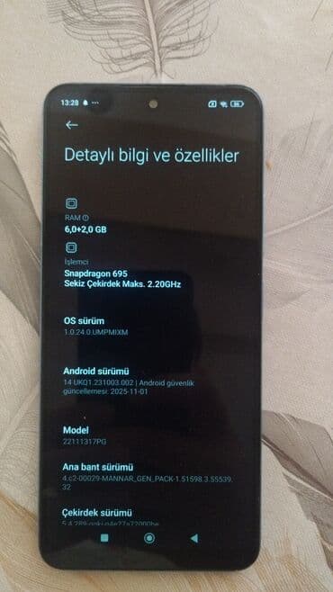 honor magic v qiymeti: Poco X5 5G, 128 GB, rəng - Yaşıl, Sensor, Barmaq izi, Face ID — 5