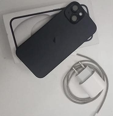 iphone 15 qiymet: IPhone 15, 128 GB, Midnight, Simsiz şarj, Face ID, Sənədlərlə — 8