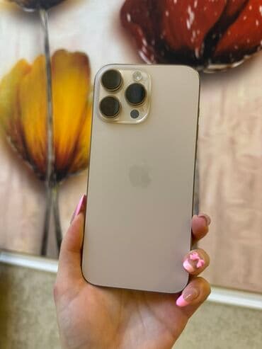 yigilma iphone: IPhone 16 Pro Max, 256 GB, Ağ, Face ID — 1