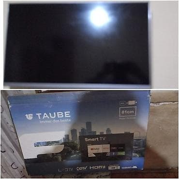TAUBE Smart TV – Model TB32SBk. smart TV 82 ekran satılır 250 manat