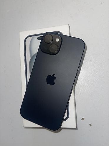 12 mini ikinci el: IPhone 15, 128 GB, Qara, Face ID — 2
