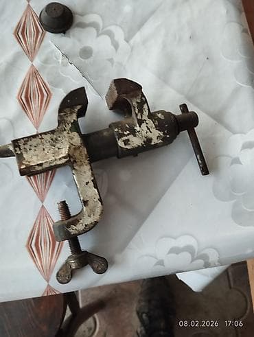 instrumenti: Sovet istehsalı mini məngənələr,sixac,təzədir — 4