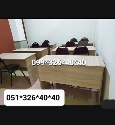 Masa və oturacaq dəstləri: Qonaq otağı üçün, Yeni, Açılmayan, Dördbucaq masa, 1 stul — 8