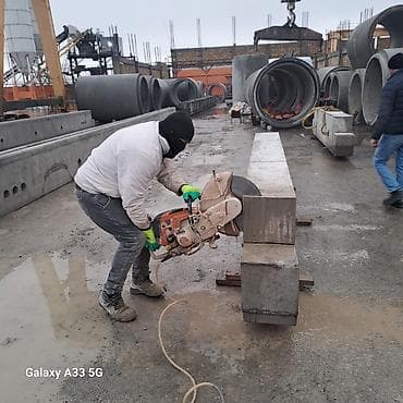 Ремонтные работы: Beton/kərpic kəsimi və deşilməsi xidməti - Beton, asfalt, kərpic və — 5