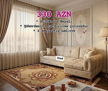 Künc divan, Açılan, Bazalı, Parça, Şəhərdaxili pulsuz çatdırılma