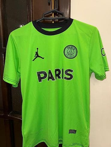 sortlar: PSG (Paris Saint‑Germain) futbol forması dəsti - Rəng: neon yaşıl — 2