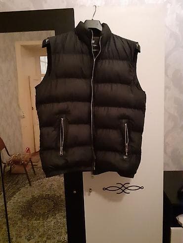 pull bear kurtka: Jilet, Tom Ford, XL, rəng - Qara — 2