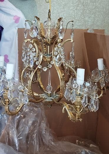 lampa satisi: Çılçıraq, 6 lampa, Xrustal — 3