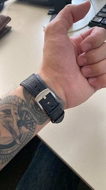 m4 saat: Klassik Saat dəsti, rəng - Göy — 4