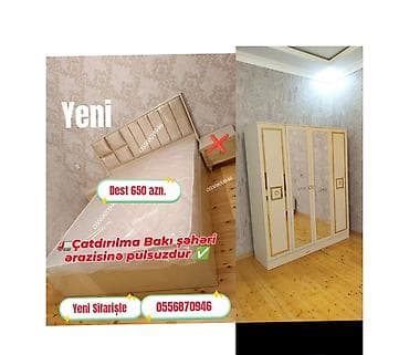 Yataq desti yataq mebeli spalni mebel Yataq otağı mebel dəstləri -