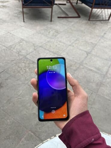 samsung tablet s7: Samsung Galaxy A52, 128 GB, rəng - Qara, Barmaq izi — 4