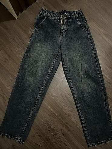 Qadın/Unisex cins şalvarlar – 3 model bir yerdə 1) Geniş kəsimli — 2