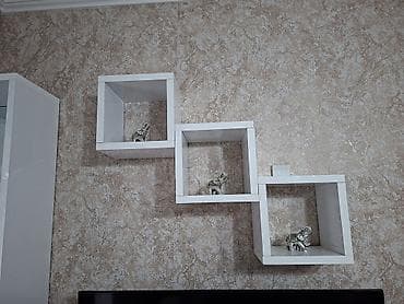 mdf divar panelleri: Dekorativ rəf, Düz — 2