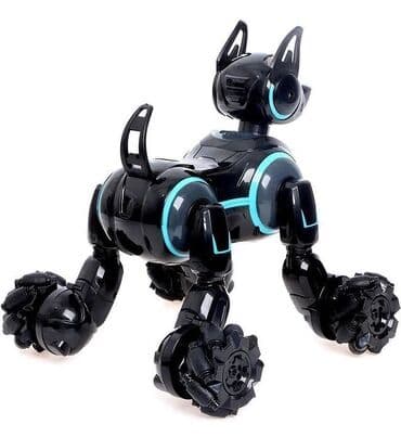 şenyaçiy patrul uşaq oyuncaqları: Robot it 666-800A radio ilə idarə olunan, 31 sm, qolbaq, batareya — 5