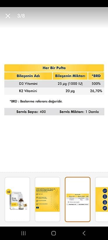 oral b: B 12 vitamin kompleksi 1️⃣8️⃣azn. Vitamin D 1️⃣2️⃣azn — 4