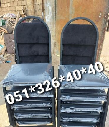 stol və stul dəstləri: Yeni, Sadə stul, Metal, Azərbaycan — 6