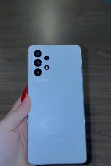 samsunk: Samsung Galaxy A53, rəng - Ağ, Barmaq izi — 2