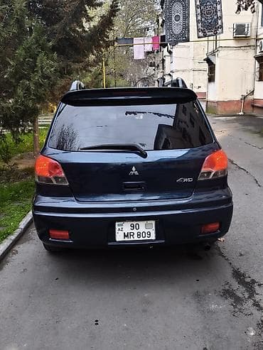212 avtomobil: Barter Var 4gözlə Mitsubishi Outlander, 4WD, tünd mavi rəng — 6
