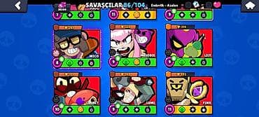 Digər oyun və konsollar: Brawl Stars oyun hesabı - Kupa sayı: 28 300+ - Prestij: 3 - Toplanan — 8