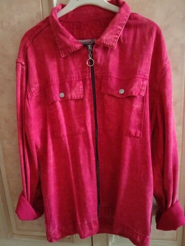 jordan jaket: Çəhrayı rəngdə olan bu jaket, rahat və dəbli bir seçimdir. Uzun qollu — 1