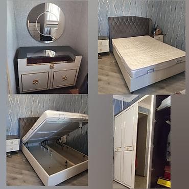 dini divar saatlari: Yataq dəsti 880azn satılır. Əla vəziyyətdədi bazalıdı matrassız — 1