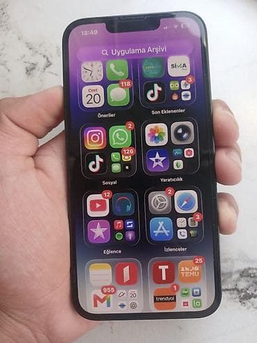 IPhone 13, 128 ГБ, Черный, Отпечаток пальца, Face ID — 3