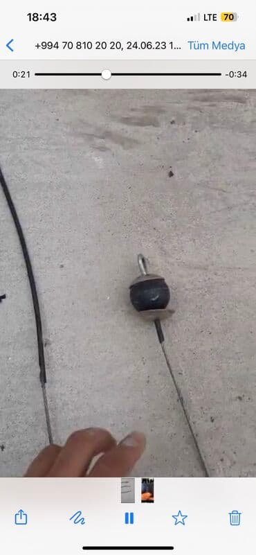 universal baqaj: Trenajor aksesuari 6+7+15 Universal trenajorun troslarinin bawi — 2