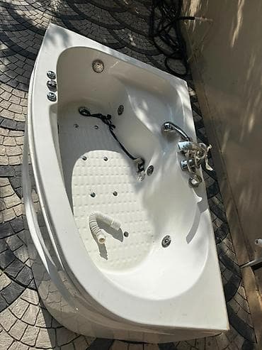 2 motorlu hidromasajlı vanna (cakuzi) - 2 ədəd işlək hidromasaj