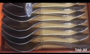 Metal qaşıq ve cengel 26 eded dəsti, gündəlik istifadə üçün uyğun