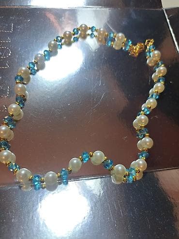 boyun bagi: Məhsul: Boncuklu boyunbağı Təsvir: - Zərif dizaynlı boyunbağı: süni — 4