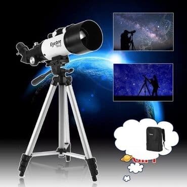 boyuk hovuz: Eyebre teleskop. Xüsusiyyətləri: 70 mm diafraqm və 400 mm fokus — 1