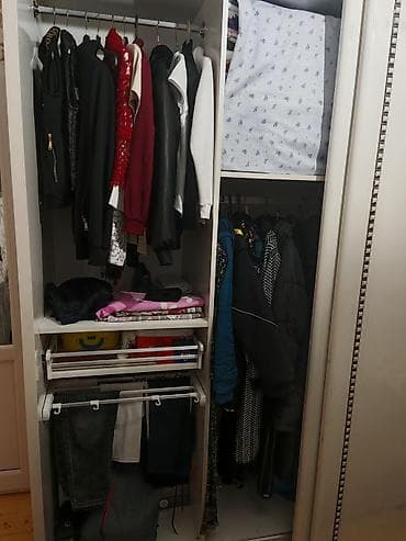2 qapılı, Ağ, Digər material, Kupe, Düz dolab — 9