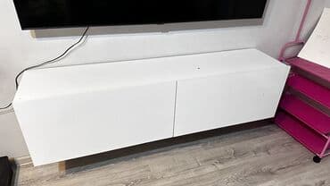 Другие товары для дома: Прямой ТВ стенд, С полками — 1