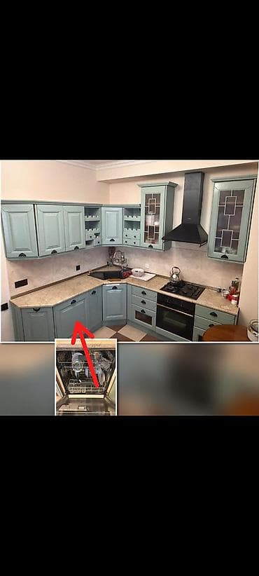 quxna mebli: Metbex mebeli Ela veziyyetde. Olcu 2.62×2.15. ustunde Qaz moyka — 1