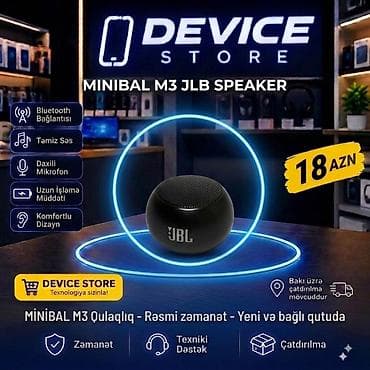 MINIBAL M3 JBL Speaker - Bluetooth bağlantısı - Təmiz və aydın səs - lalafo.az -da MINIBAL M3 JBL Speaker - Bluetooth bağlantısı - Təmiz və aydın səs -