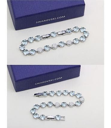 qolbaqlar qiz ucun: Dəstə daxildir: Bilərzik, Swarovski, Gümüş — 6