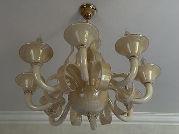 ritual samlar: Çılçıraq, 10 və daha çox lampa, Şüşə — 3