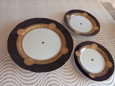 qara madonna aş nimcəsi: Boşqablar, 4 ədədli dəst, rəng - Qara, Farfor, Çexiya — 2