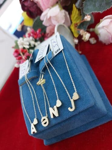 золотые комплекты с бриллиантами в баку: Колье, Желтое золото, 585 проба — 2