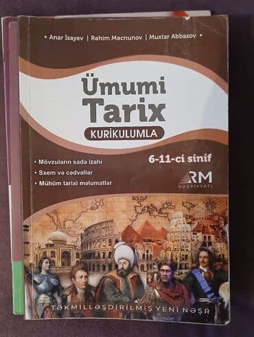 anar isayev ümumi tarix 2024 2025: Ümumi tarix Anar İsayev. Heç istifadə olunmayıb. İçi təmizdir — 1