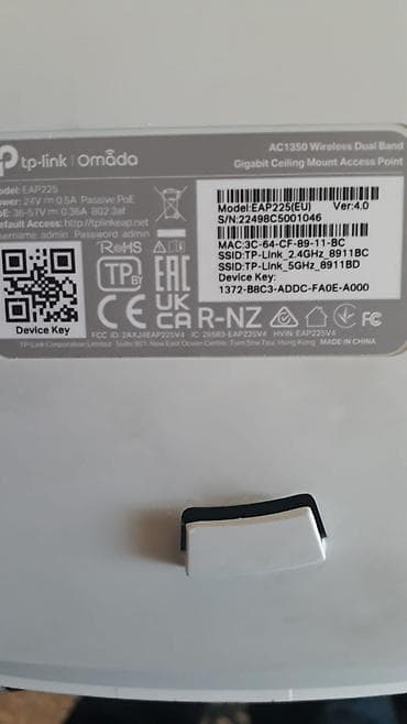 iphone 12 barter: TP-Link Omada EAP225 (EU) v4 – tavan tipli Gigabit Access Point — 3