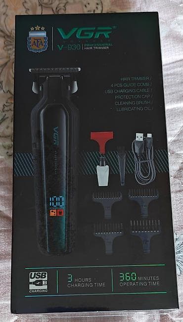 VGR Voyager V-930 Professional Hair Trimmer - Rəsmi AFA lisenziyalı — 2
