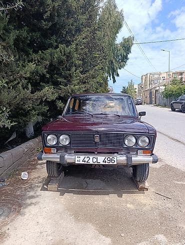 hyundai emblem: VAZ 2106 sedan - Kuzov: 4 qapılı sedan, tünd albalı rəng - Mühərrik — 10
